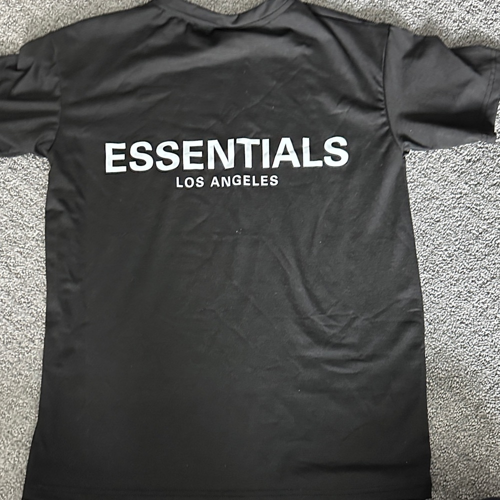 Sln Los Angeles Black Short Sleeve Logo Tee